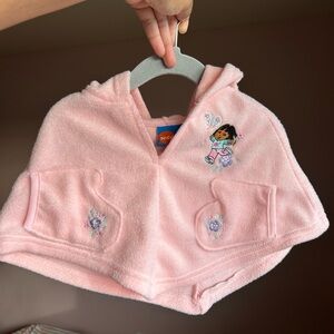 Nickelodeon Light Pink Kids Hoodie with Character Embroidery